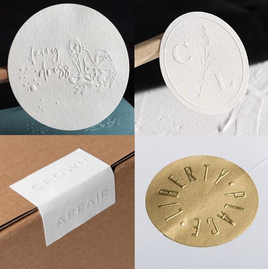 Resin Art Logo - Naklejki z wytłoczonym logo 3D Niestandardowe