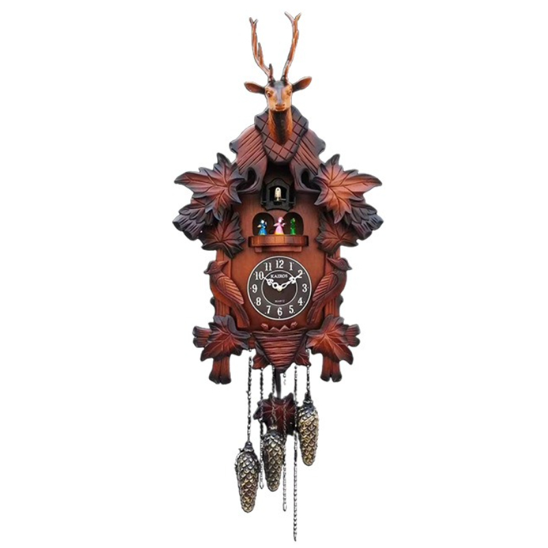 Resin Art Watch - Zegar ścienny z kukułką Zegary z