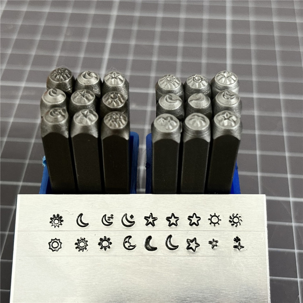 Resin Art Logo - 9 sztuk/zestaw gwiazda słońce księżycowy projekt